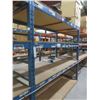 Image 4 : Pallet Racking 48" Deep:  5 Uppers 8 ft, 24 Side Rails with Wood Shelving.  Product Not Included.