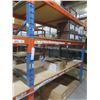 Image 6 : Pallet Racking 48" Deep:  5 Uppers 8 ft, 24 Side Rails with Wood Shelving.  Product Not Included.