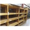 Image 4 : Wood Shelving 7 ft H × 48" D × 19 ft.  Product Not Included.