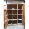 Image 7 : 3 Pigeon Hole Wood Cabinets 8 ft H × 6 ft W × 24" Deep, 2 with 12 Hole & 1 with 36 Hole.  Product