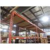 Image 4 : Pallet Racking 48" Deep:  4 Uppers 10 ft, 24 Side Rails 8 ft with Wood Shelving.  Product Not 