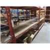 Image 5 : Pallet Racking 48" Deep:  4 Uppers 10 ft, 24 Side Rails 8 ft with Wood Shelving.  Product Not 