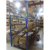 Image 1 : Pallet Racking 48" Deep:  4 Uppers 10 ft, 12 Side Rails 8 ft with Wire Mesh Shelving.  Product Not 