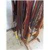 Image 3 : Wood Rack w/ Leather Straps and Accessories