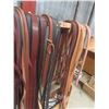 Image 4 : Wood Rack w/ Leather Straps and Accessories