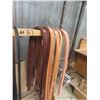 Image 5 : Wood Rack w/ Leather Straps and Accessories