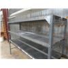 Image 3 : Metal Shelving Unit 6 ft H × 8 ft L × 27" Deep