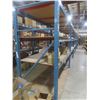 Image 6 : Pallet Racking 48" Deep:  5 Uppers 8 ft, 24 Side Rails 8 ft with Wood Shelving.  No Product