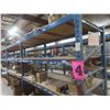 Image 2 : Pallet Racking 48" Deep:  5 Uppers 8 ft, 24 Side Rails 8 ft with Wood Shelving.  No Product Included