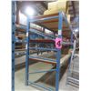 Image 6 : Pallet Racking 48" Deep:  5 Uppers 8 ft, 24 Side Rails 8 ft with Wood Shelving.  No Product Included