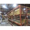 Image 1 : Pallet Racking 48" Deep: 5 Uppers 10 ft, 32 Side Rails 8 ft with Wood Shelving.  No Product