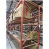 Image 2 : Pallet Racking 48" Deep: 5 Uppers 10 ft, 32 Side Rails 8 ft with Wood Shelving.  No Product