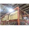 Image 4 : Pallet Racking 48" Deep: 5 Uppers 10 ft, 32 Side Rails 8 ft with Wood Shelving.  No Product