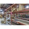 Image 5 : Pallet Racking 48" Deep: 5 Uppers 10 ft, 32 Side Rails 8 ft with Wood Shelving.  No Product