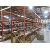 Image 6 : Pallet Racking 48" Deep: 5 Uppers 10 ft, 32 Side Rails 8 ft with Wood Shelving.  No Product