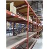 Image 6 : Pallet Racking 48" Deep:  5 Uppers 10 ft, 32 Side Rails 8 ft with Wood Shelving.  No Product 