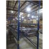 Image 2 : Pallet Racking 48" Deep:  5 Uppers 10 ft, 16 Side Rails 8 ft with Wire Mesh Shelving.  No Product In