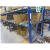 Image 3 : Pallet Racking 48" Deep:  5 Uppers 10 ft, 16 Side Rails 8 ft with 8 Wire Mesh Shelving.  No Product 