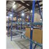 Image 5 : Pallet Racking 48" Deep:  5 Uppers 10 ft, 16 Side Rails 8 ft with 8 Wire Mesh Shelving.  No Product 