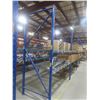 Image 7 : Pallet Racking 48" Deep:  5 Uppers 10 ft, 16 Side Rails 8 ft with 8 Wire Mesh Shelving.  No Product 
