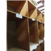 Image 3 : Wood Shelf Units 1 x 8 ft H × 32" D × 8 ft and 2 x 8FT H X 24" D X 8 ft.  No Product Included.