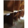 Image 4 : Wood Shelf Units 1 x 8 ft H × 32" D × 8 ft and 2 x 8FT H X 24" D X 8 ft.  No Product Included.
