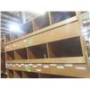 Image 7 : Wood Shelf Units 1 x 8 ft H × 32" D × 8 ft and 2 x 8FT H X 24" D X 8 ft.  No Product Included.