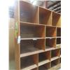 Image 2 : Wood Shelf Unit 8 ft H × 24" D × 8 ft – Qty 3.  No Product Included