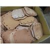 Image 3 : Leather Stirrup Pieces – Qty 2 Boxes, New