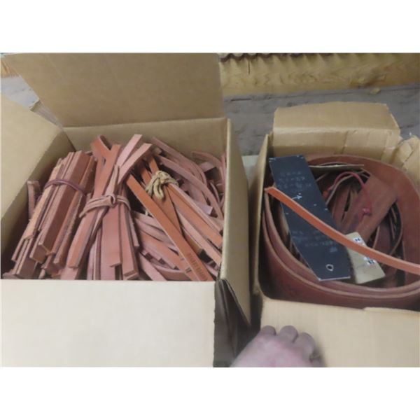 Leather Pieces – Qty 2 Boxes, New