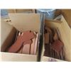 Image 1 : Leather Pieces – Qty 2 Boxes, New