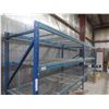 Image 2 : Pallet Racking 42" Deep:  3 Uppers 8 ft, 12 Side Rails 8 ft with Wire Mesh Panels.  No Product Inclu