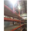Image 11 : Pallet Racking 42" Deep:  9 Uppers 16 ft, 64 Side Rails 9 ft with Wood Shelving.  No Product Include