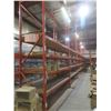 Image 1 : Pallet Racking 42" Deep:  9 Uppers 16 ft, 64 Side Rails 9 ft with Wood Shelving.  No Product Include