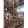 Image 2 : Pallet Racking 42" Deep:  9 Uppers 16 ft, 64 Side Rails 9 ft with Wood Shelving.  No Product Include