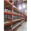 Image 4 : Pallet Racking 42" Deep:  9 Uppers 16 ft, 64 Side Rails 9 ft with Wood Shelving.  No Product Include