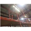 Image 5 : Pallet Racking 42" Deep:  9 Uppers 16 ft, 64 Side Rails 9 ft with Wood Shelving.  No Product Include