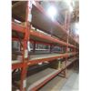 Image 6 : Pallet Racking 42" Deep:  9 Uppers 16 ft, 64 Side Rails 9 ft with Wood Shelving.  No Product Include