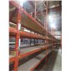 Image 7 : Pallet Racking 42" Deep:  9 Uppers 16 ft, 64 Side Rails 9 ft with Wood Shelving.  No Product Include