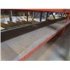 Image 8 : Pallet Racking 42" Deep:  9 Uppers 16 ft, 64 Side Rails 9 ft with Wood Shelving.  No Product Include