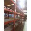 Image 9 : Pallet Racking 42" Deep:  9 Uppers 16 ft, 64 Side Rails 9 ft with Wood Shelving.  No Product Include