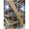 Image 2 : Metal Adjustable Shelving – 8 Uppers 10 ft, 40 Cross Beams 8 ft w/ Wood Boards 36 x 96.  No