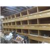 Image 4 : Wood Pigeon Hole Style Cabinet 8 ft H × 24" D × 8 ft – Qty 3.  No Product Included.