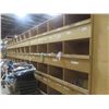 Image 5 : Wood Pigeon Hole Style Cabinet 8 ft H × 24" D × 8 ft – Qty 3.  No Product Included.