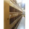 Image 4 : Wood Pigeon Hole Style Cabinet 8 ft H × 24" D × 8 ft – Qty 3.  No Product Included.
