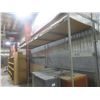 Image 2 : Adjustable Metal Shelving – 3 Uppers 10 ft, 6 Cross Rails 8 ft, w/ Wood Boards 3 x 8 – Qty 2.  Produ