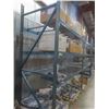 Image 2 : Pallet Racking 48" Deep: 3 Uppers 10 ft, 12 Side Rails 8 ft with Wire Mesh Panels.  NO Product Inclu