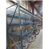 Image 1 : Pallet Racking 48" Deep:  3 Uppers 10 ft, 12 Side Rails 8 ft with Wire Mesh Panels.  No Product Incl