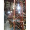Image 1 : Pallet Racking 42" Deep:  9 Uppers 10 ft, 28 Side Rails 12 @ 10 ft and 16 @ 12 ft with Wire Mesh 