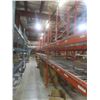 Image 4 : Pallet Racking 42" Deep:  9 Uppers 10 ft, 28 Side Rails 12 @ 10 ft and 16 @ 12 ft with Wire Mesh 